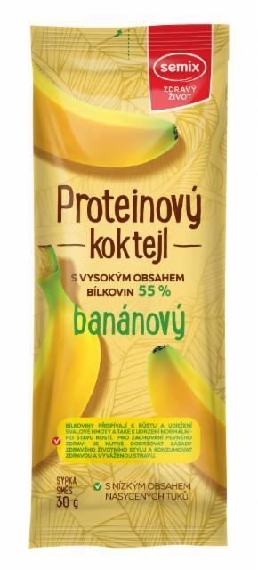 Fotografie - Proteinový koktejl banánový Semix