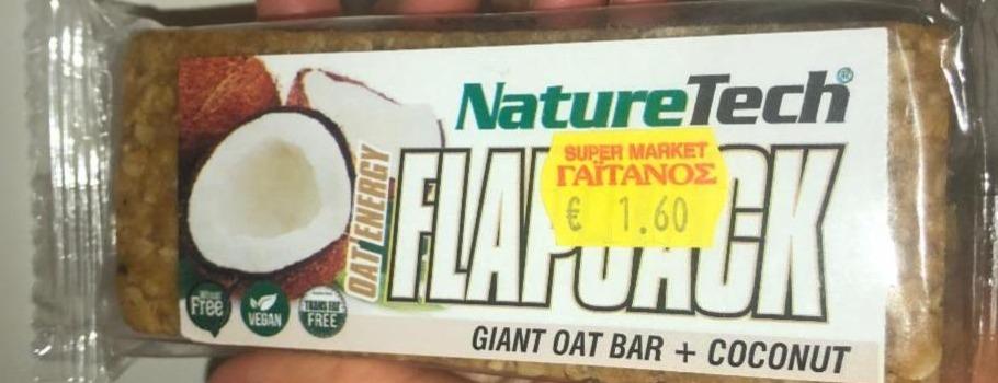 Fotografie - Oat Energy Flapjack Coconut NatureTech