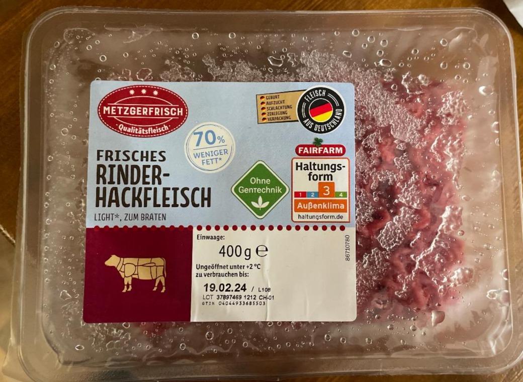 Fotografie - Frisches Rinder-Hackfleisch light Metzgerfrisch