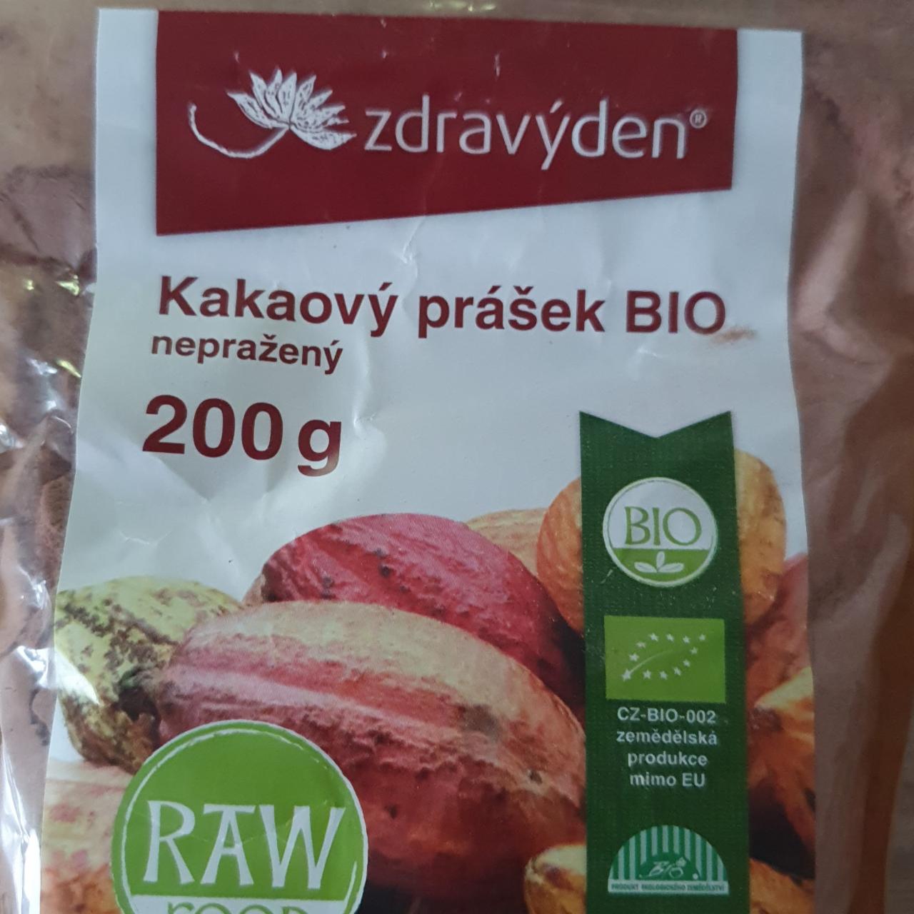 Fotografie - Kakaový prášek bio nepražený Zdravý den