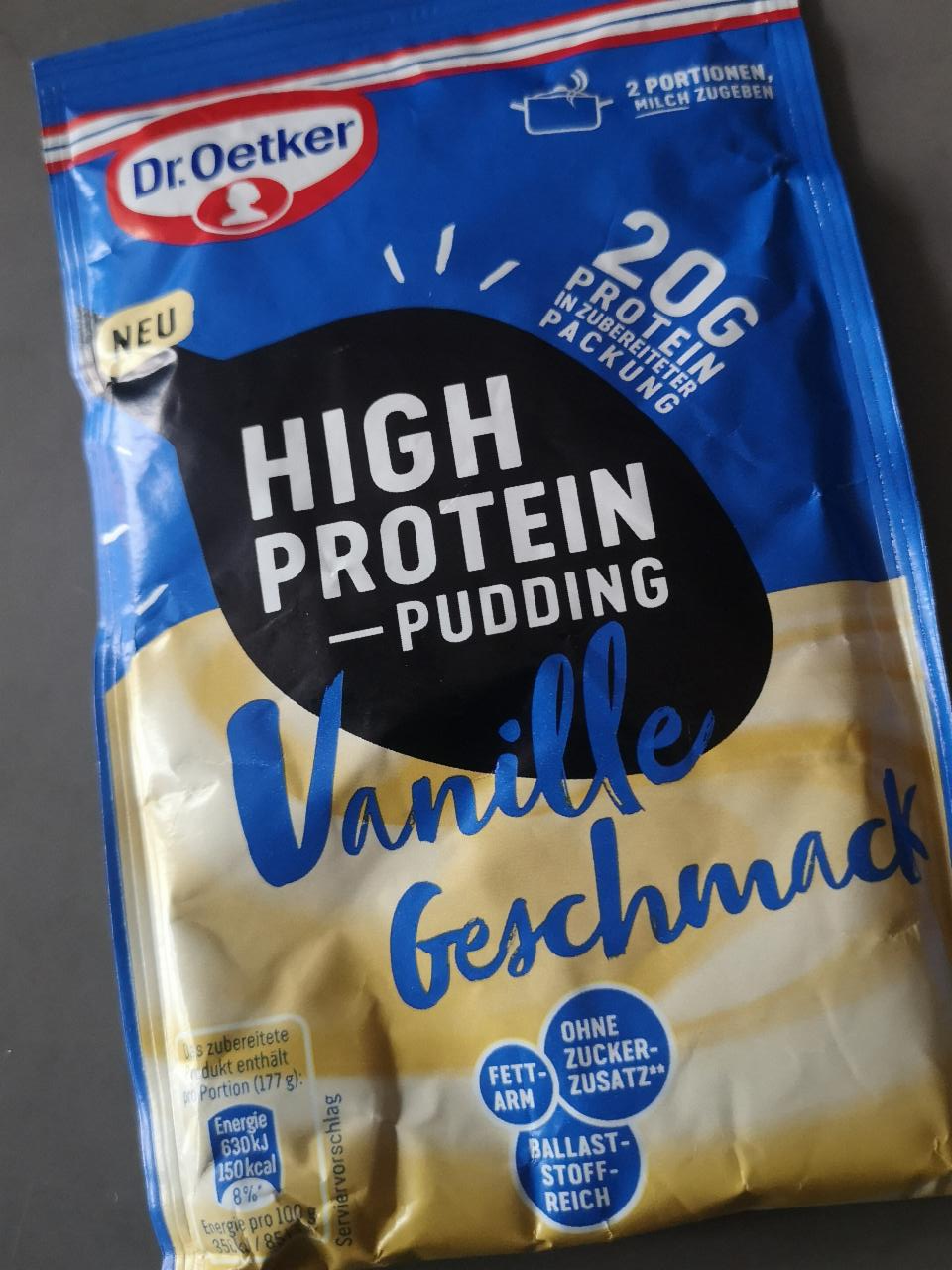 Fotografie - High Protein Puding Vanille / Schoko