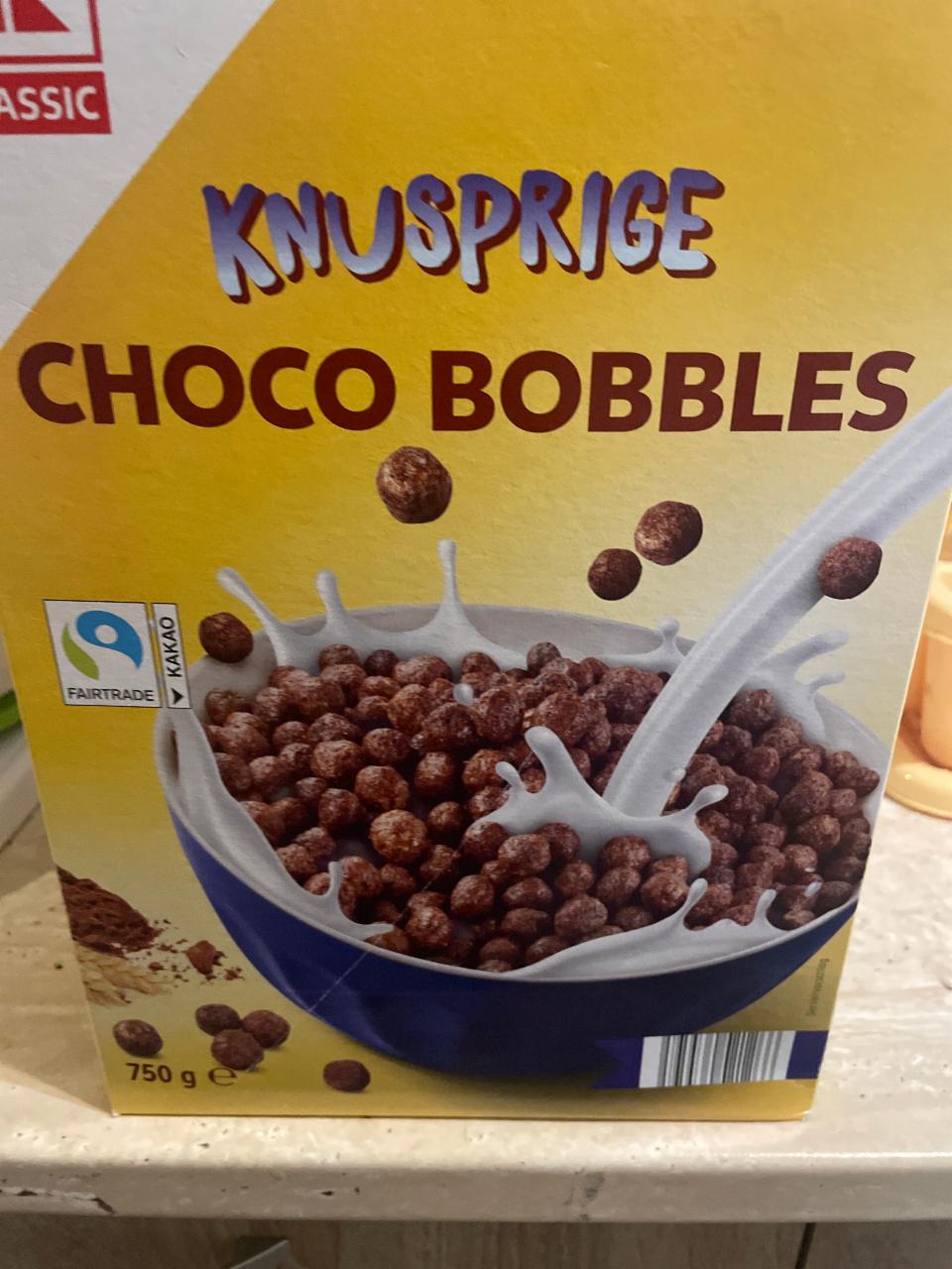 Fotografie - knusprige choco bobbles K-Classic