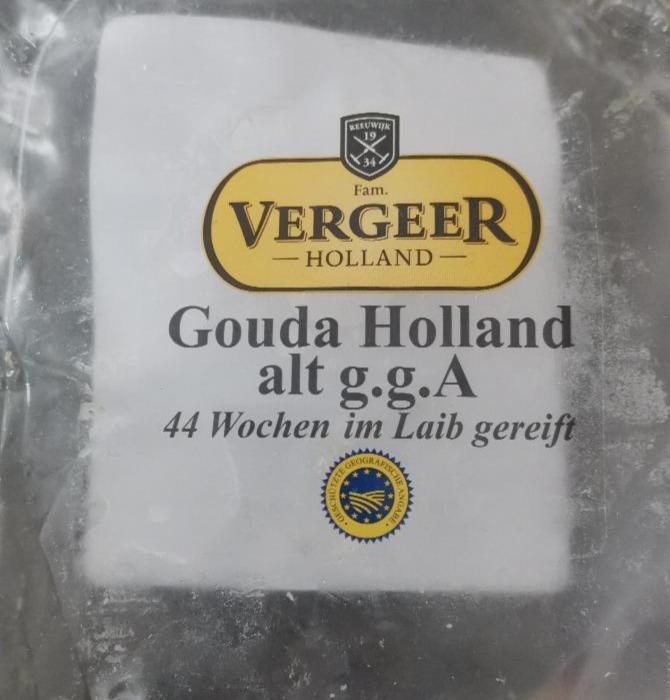 Fotografie - Gouda Holland alt g.g.A 44 Wochen im Laib gereift Fam. Vergeer