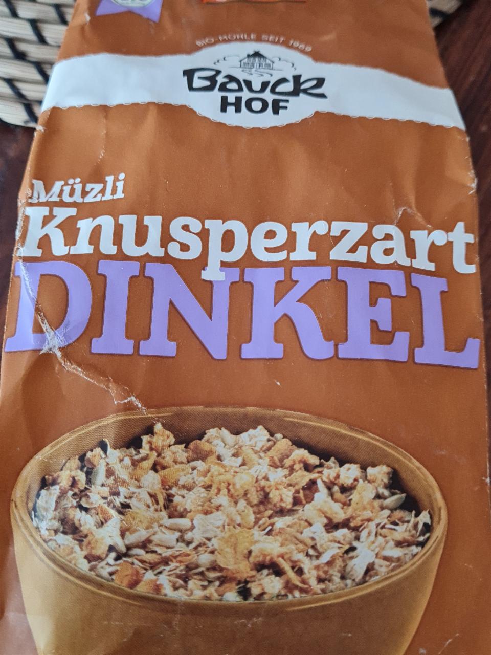 Fotografie - Bio Dinkel Müzli Knusperzart Bauckhof