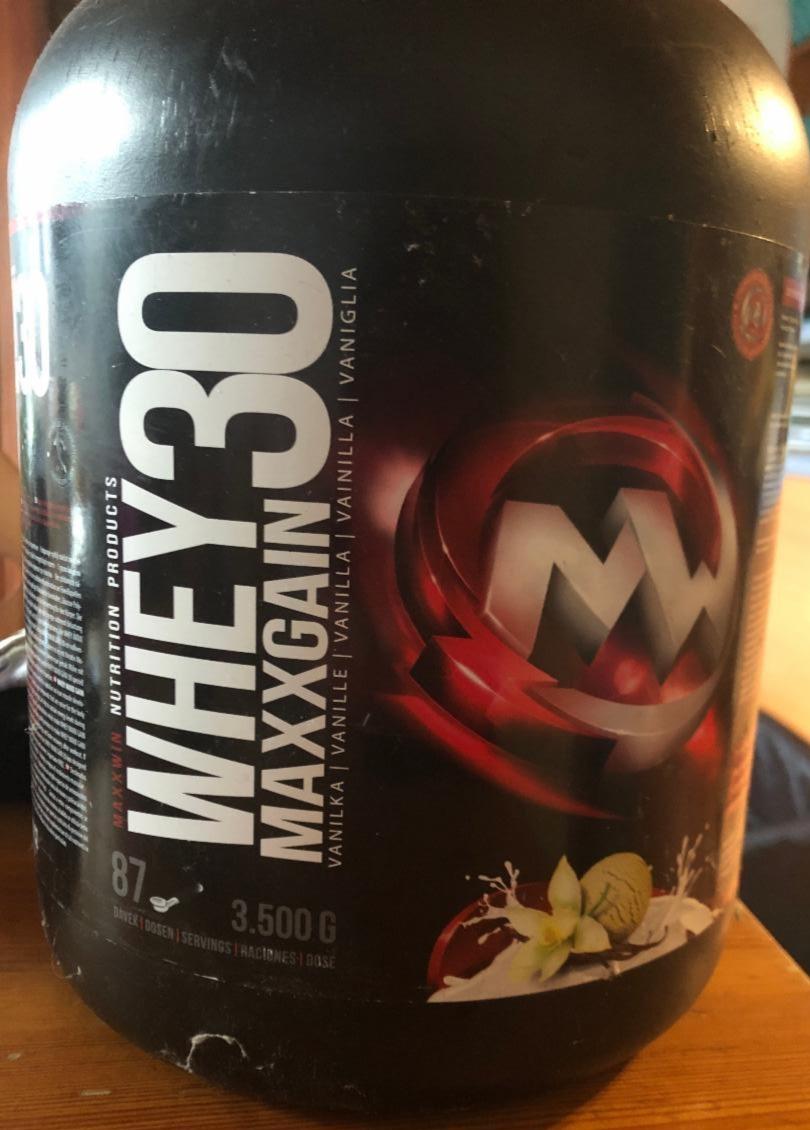 Fotografie - MAXXGAIN Whey 30 Vanilla Maxxwin