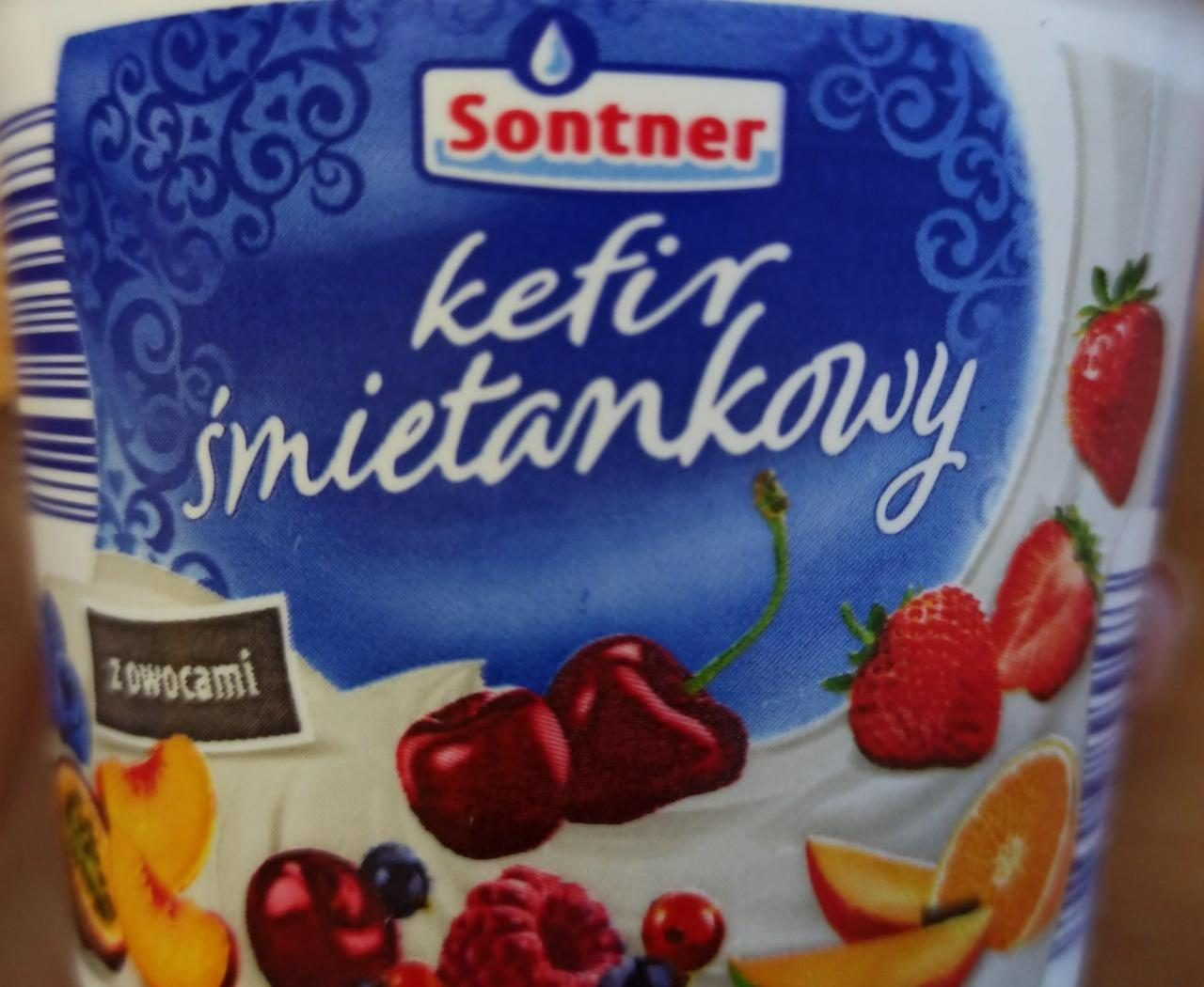 Fotografie - Kefir śmietankowy z owocami Sontner