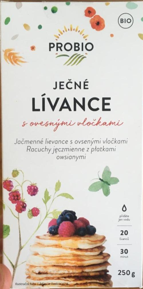 Fotografie - Ječné lívance s ovesnými vločkami Probio