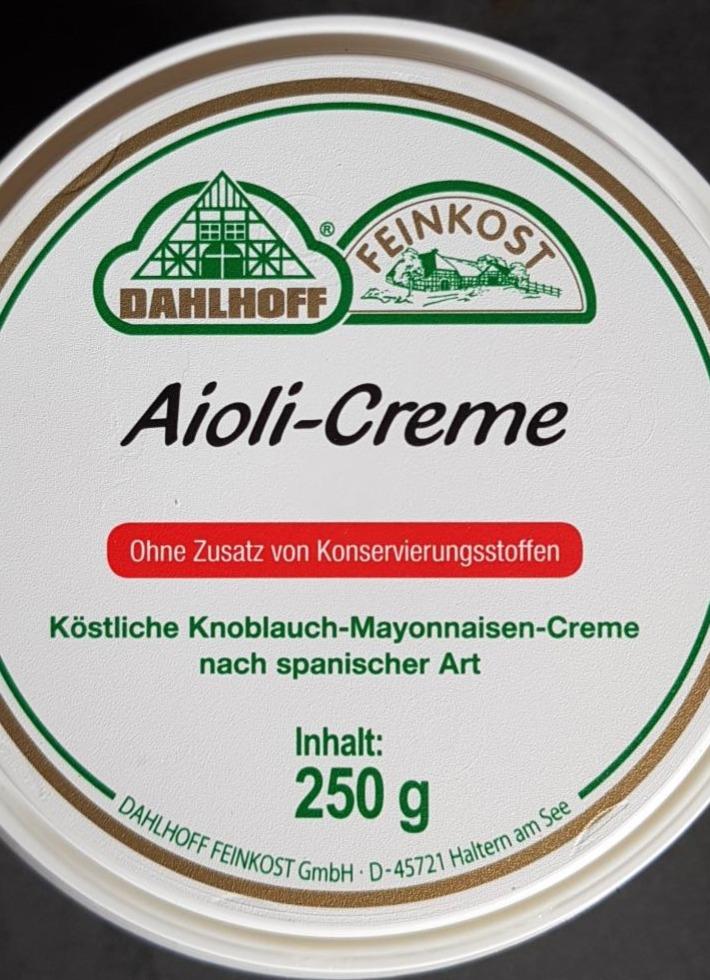 Fotografie - Aioli Creme Dahlhoff Feinkost