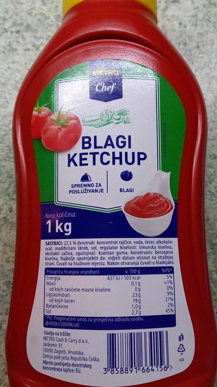 Fotografie - blagi ketchup Metro Chef