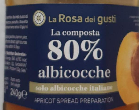 Fotografie - La composta albicocche 80% La Rosa dei gusti