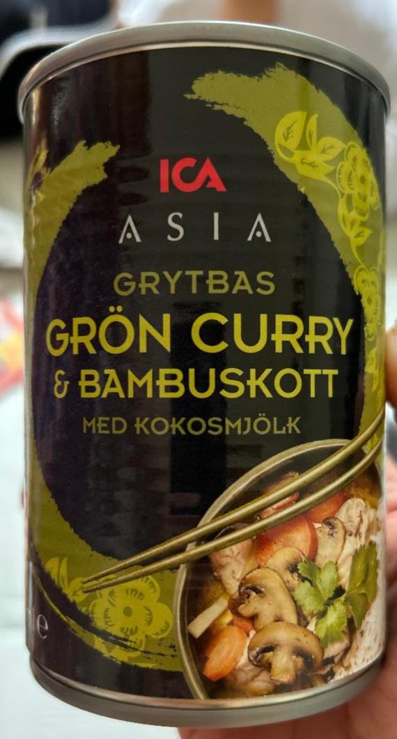 Fotografie - Asia Grytbas Grön Curry & Bambuskott ICA