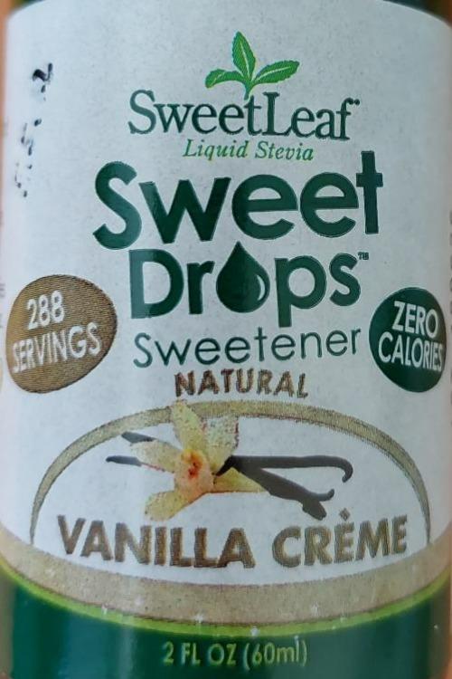 Fotografie - Sweet Drops Vanilla Créme SweetLeaf