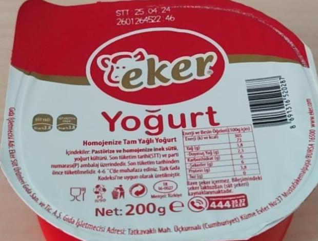 Fotografie - Yogurt Eker