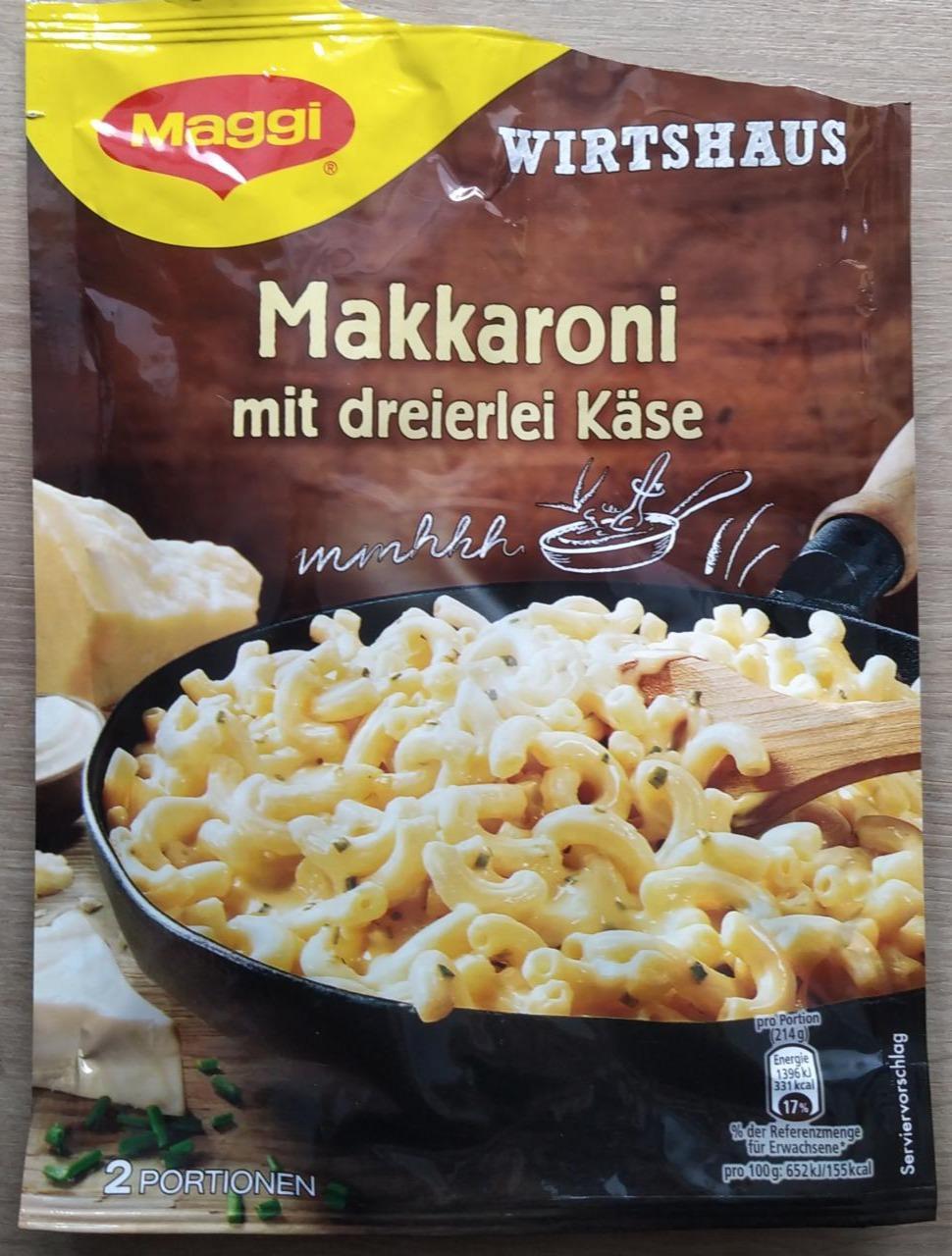 Fotografie - Makkaroni mit dreierlei Käse Maggi