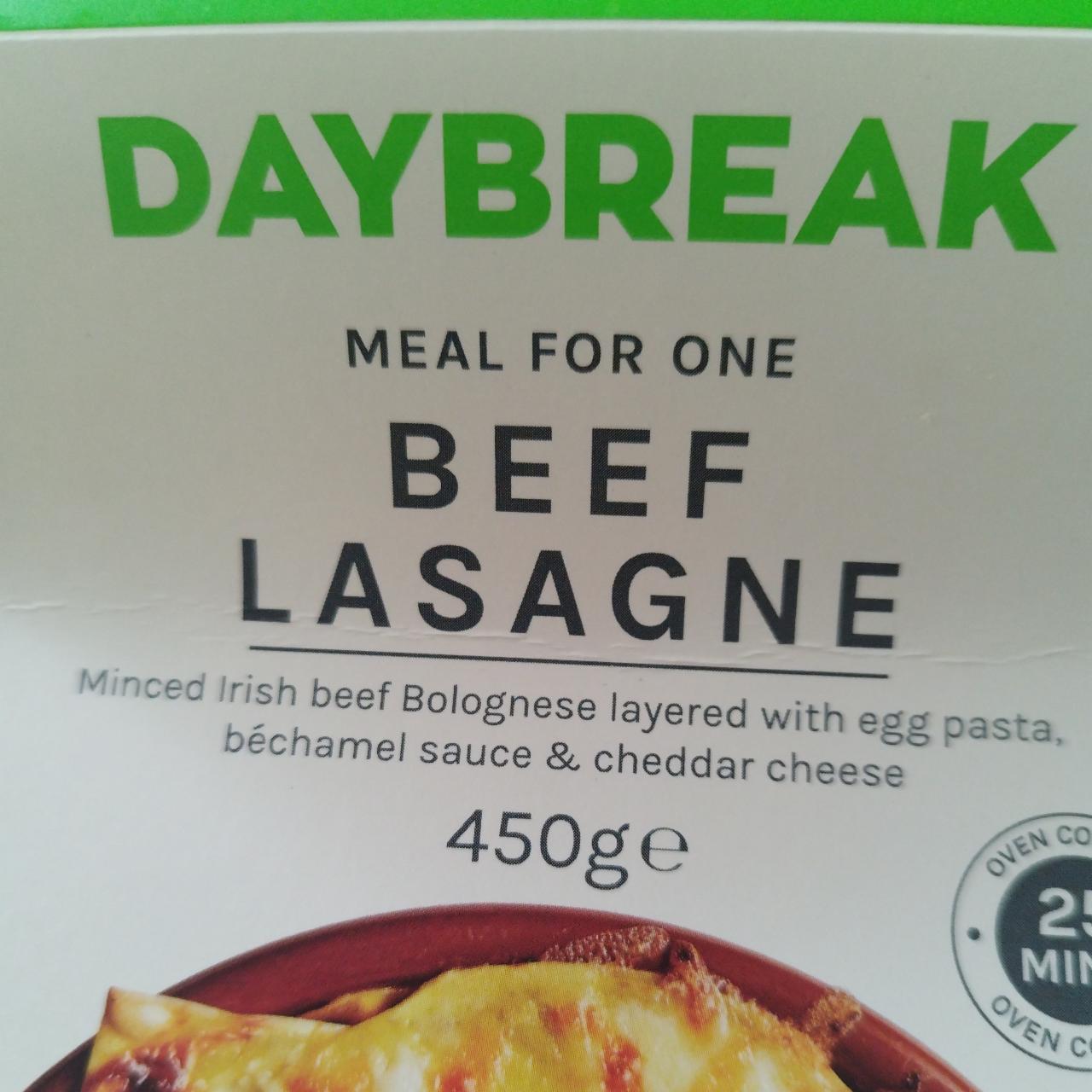 Fotografie - Beef lasagne Daybreak