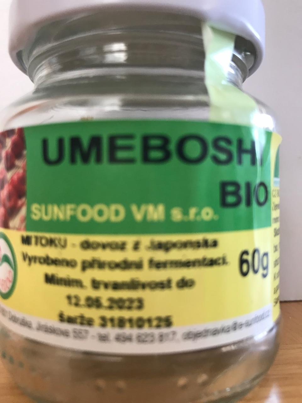 Fotografie - Bio Umeboshi Sunfood