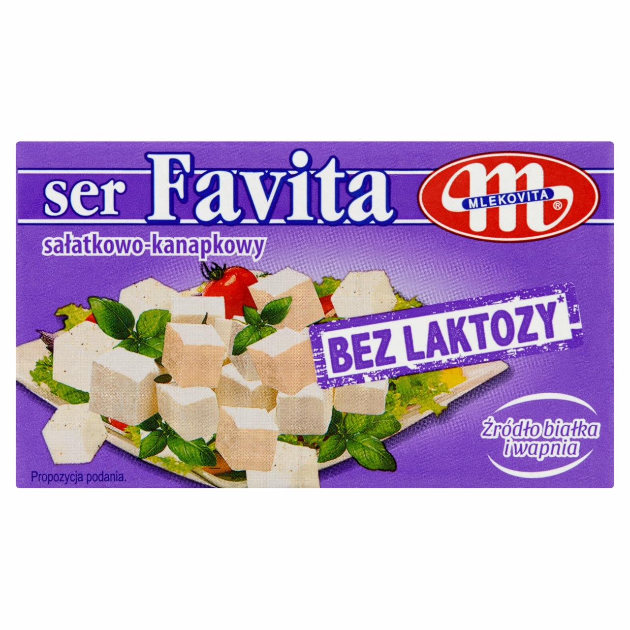 Fotografie - ser Favita bez laktozy Mlekovita