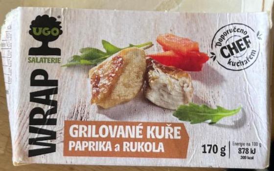 Fotografie - Wrap grilované kuře paprika a rukola Ugo