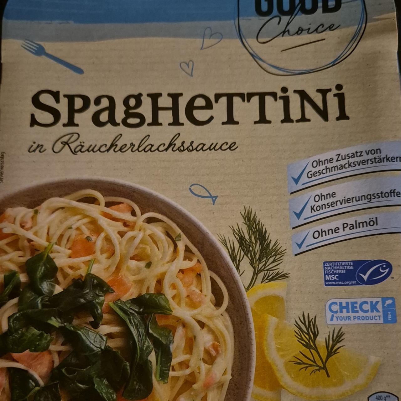 Fotografie - Spaghettini in räucherlachssauce Good choice