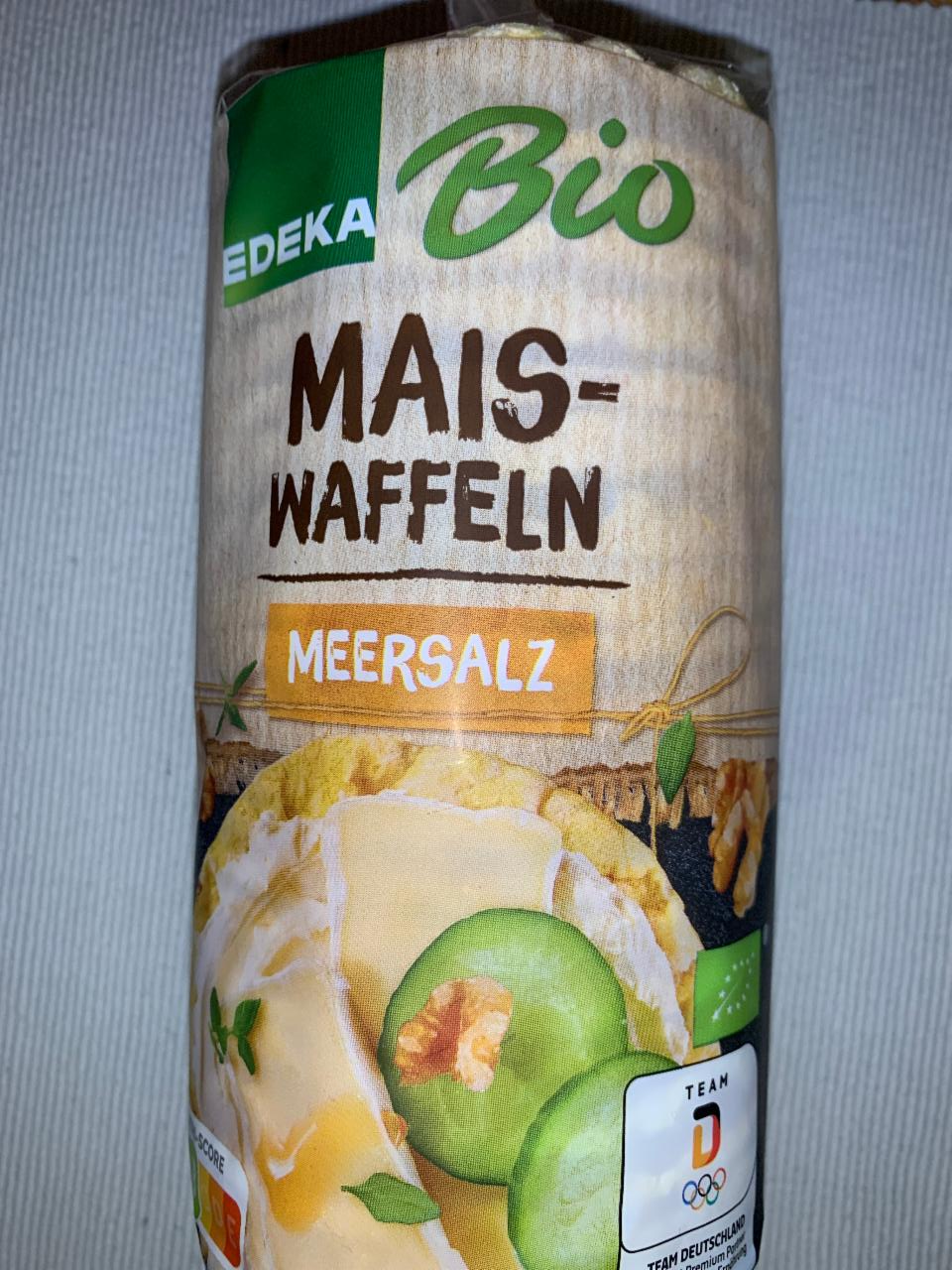 Fotografie - Mais waffeln meersalz bio Edeka