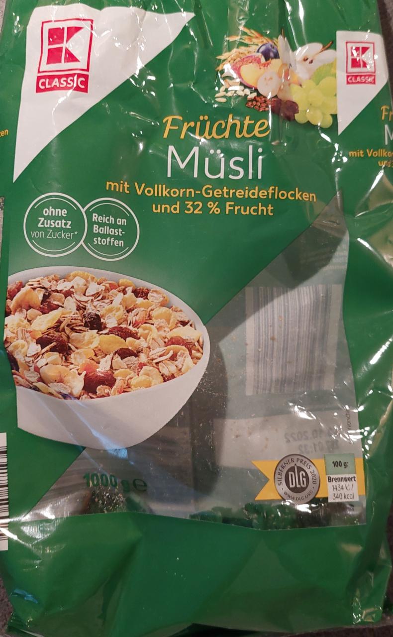 Fotografie - Früchte Müsli mit 30% Früchten bez přídavku cukru