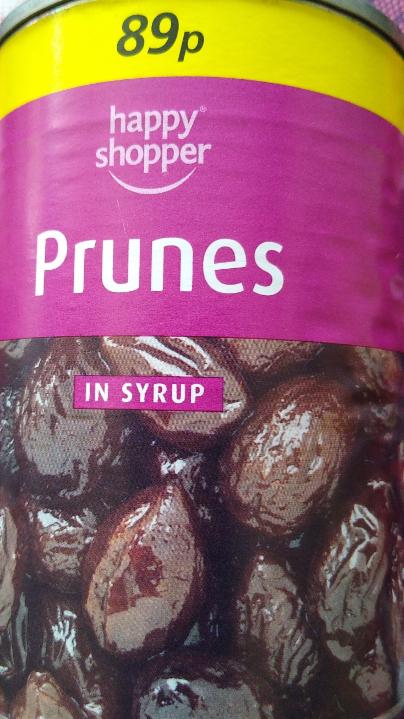 Fotografie - Prunnes in syrup Happy shopper