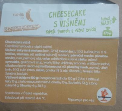 Fotografie - Cheesecake s višněmi Rohlik.cz