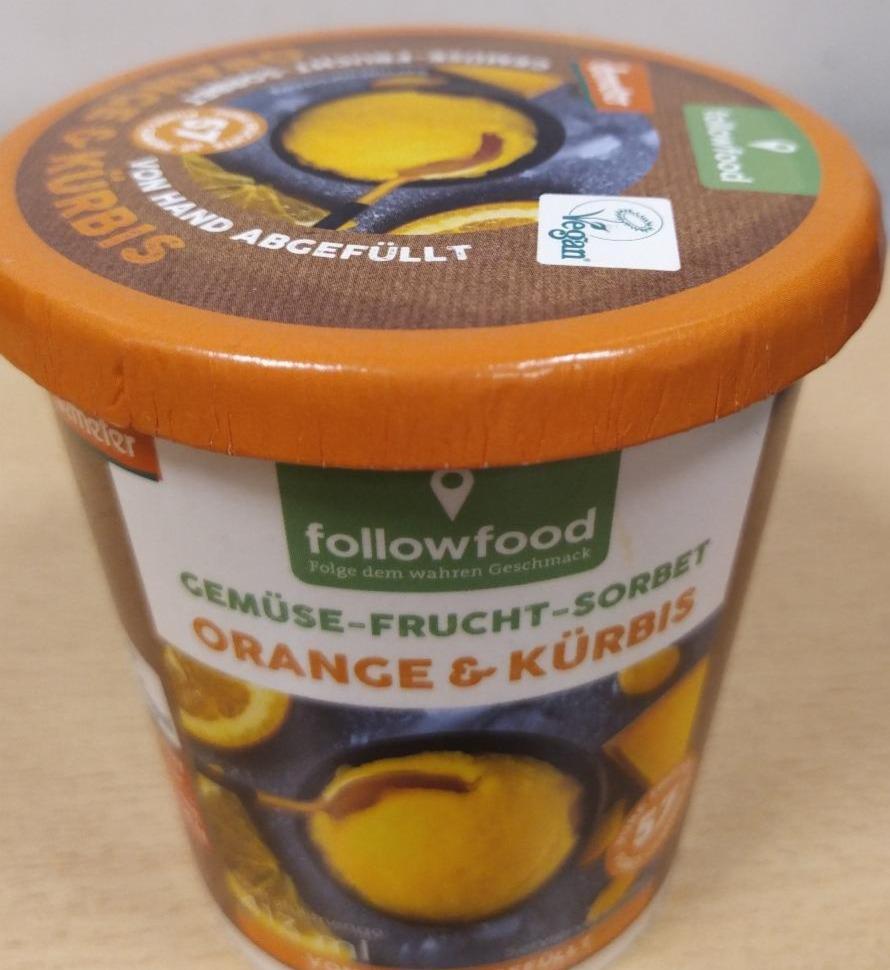 Fotografie - Orange & Kürbis Gemüse-Frucht -Sorbet Followfood