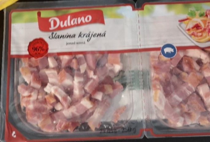 Fotografie - Slanina krájená na kostičky Dulano