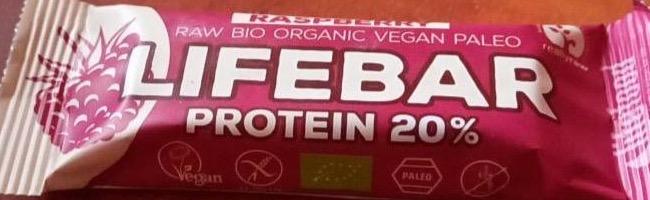 Fotografie - BIO Lifebar protein Raspberry - Lifefood