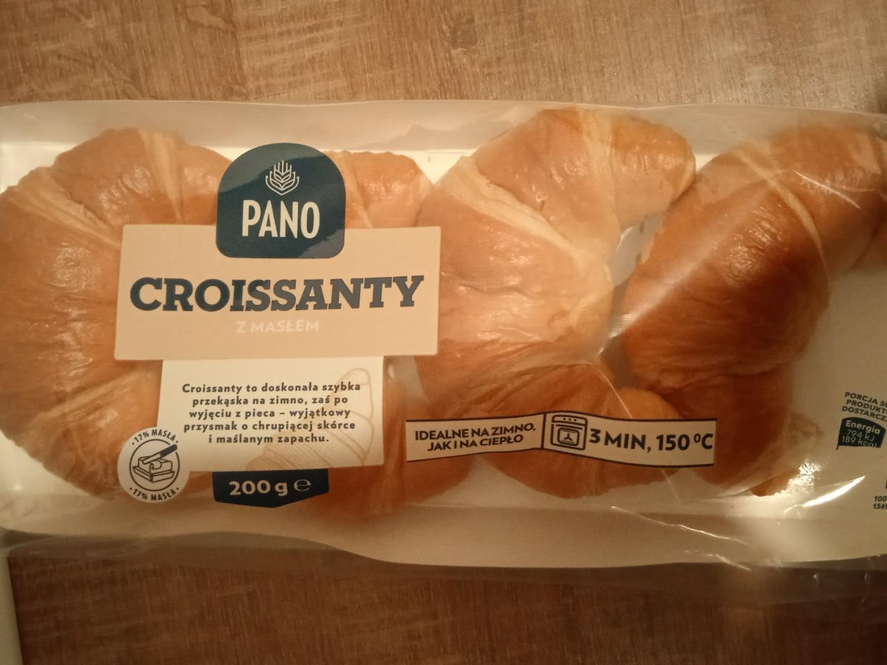 Fotografie - Croissanty z masłem Pano