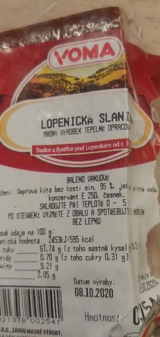 Fotografie - Lopenická slanina Voma