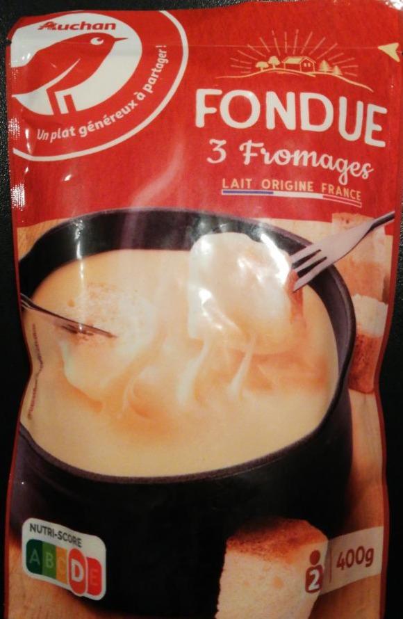 Fotografie - Fondue 3 fromages Auchan