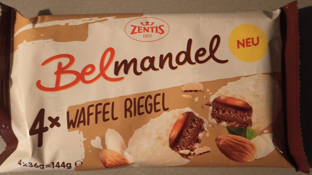 Fotografie - Belmandel Waffel Riegel Zentis