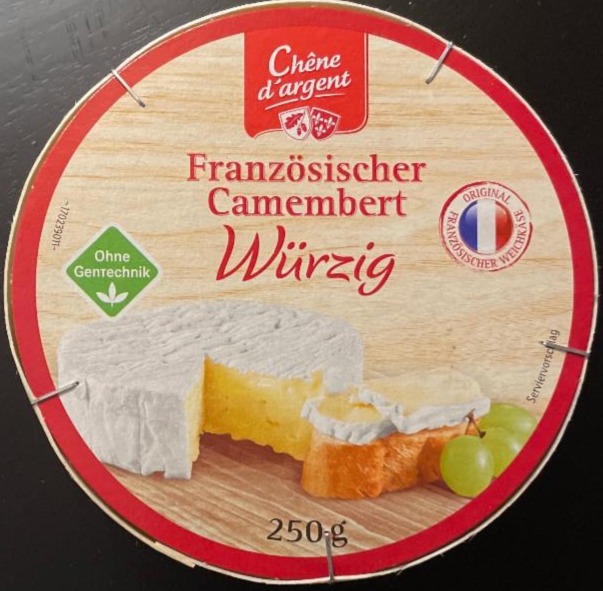 Fotografie - Französischer Camembert Würzig Chêne d'argent