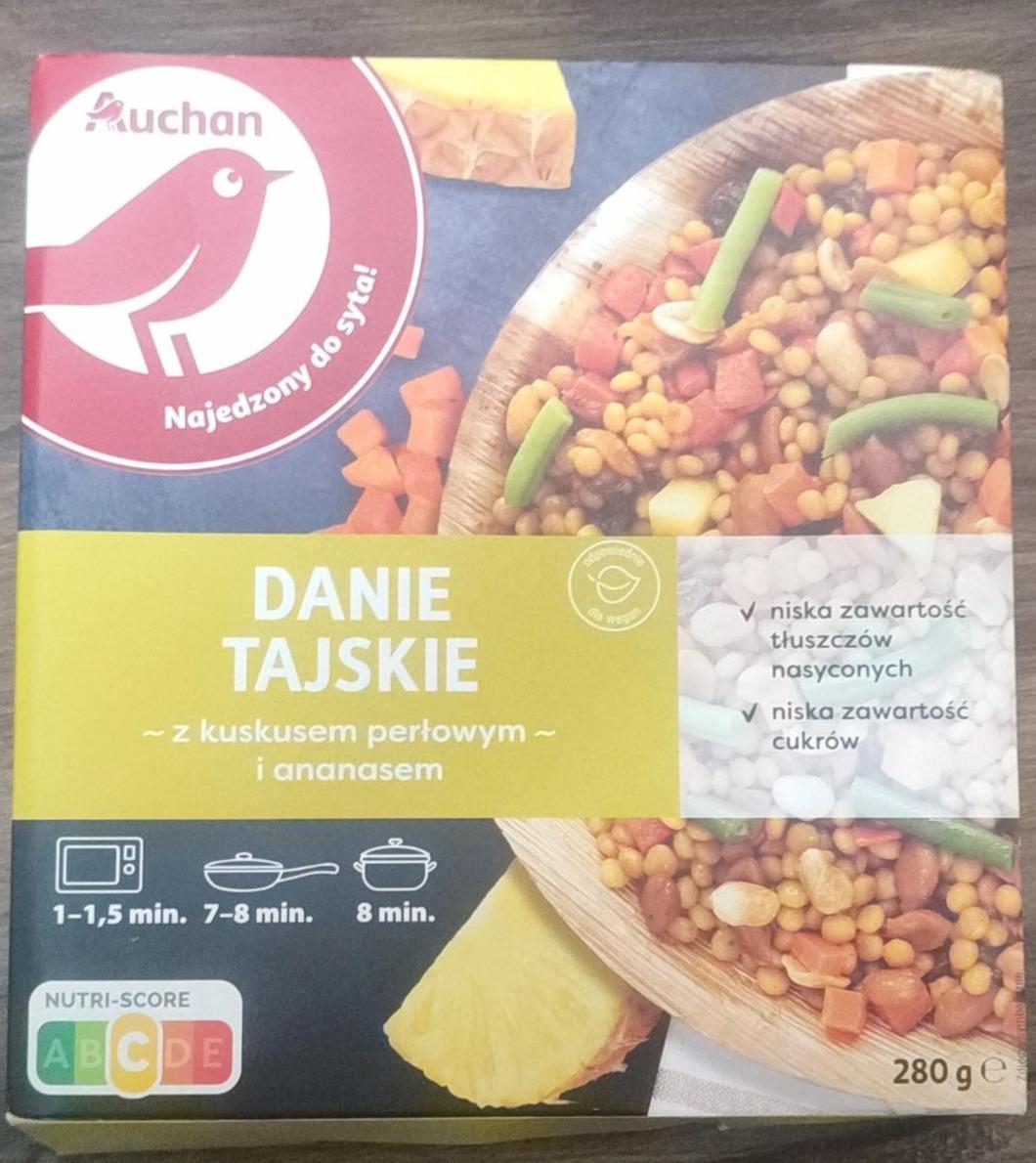 Fotografie - Danie tajskie z kuskusem perłowym i ananasem Auchan