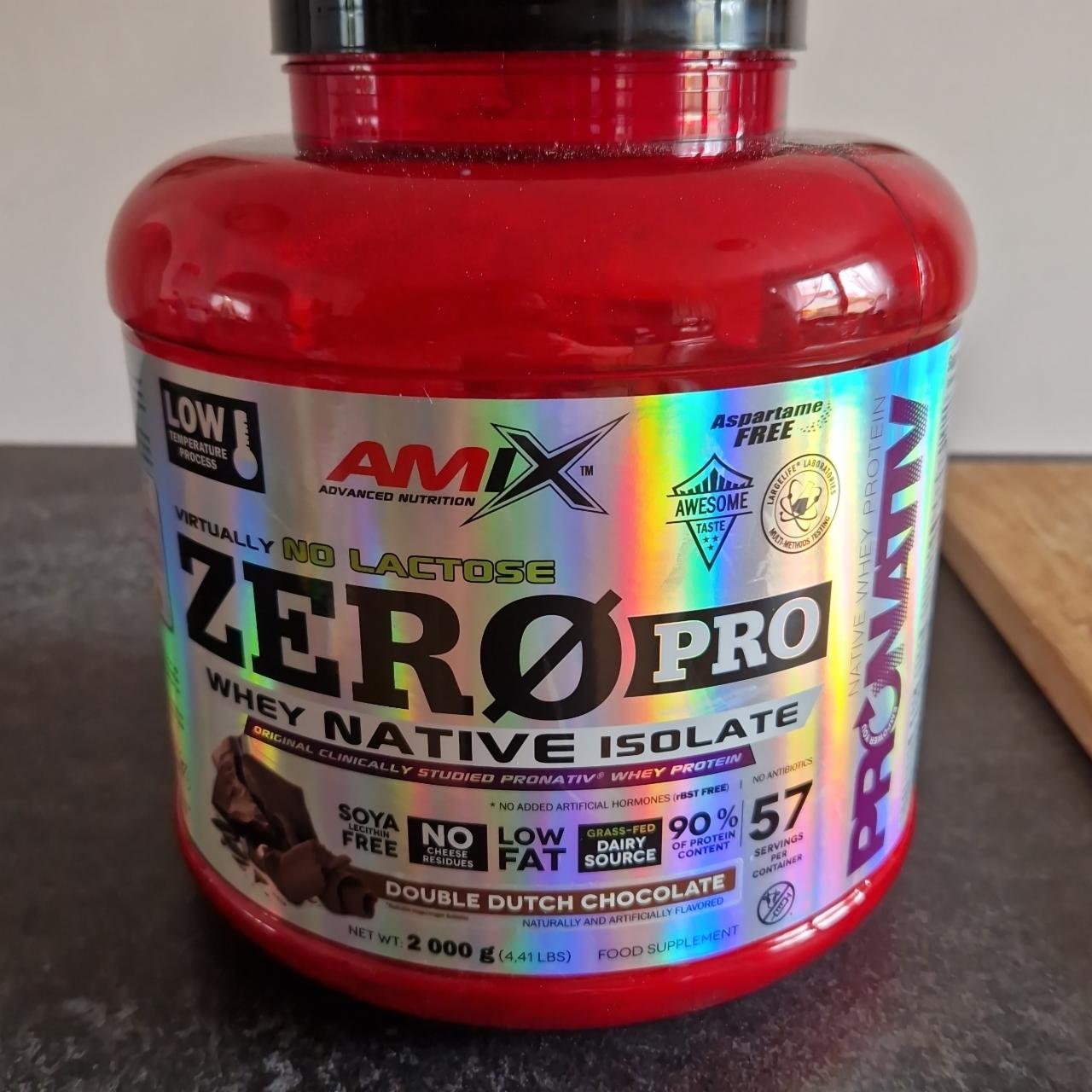 Fotografie - ZeroPro Protein Creamy Double Dutch Chocolate Amix Nutrition