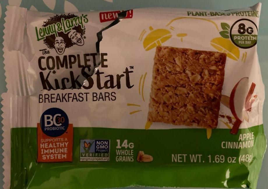 Fotografie - the complete kickStart Breakfast Bars Lenny&Larry's