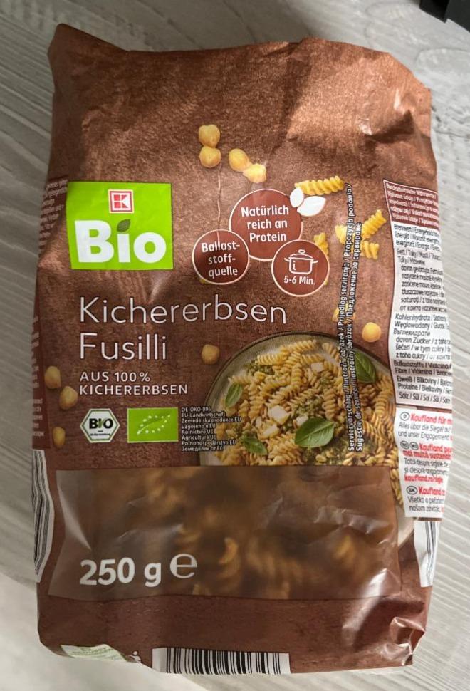 Fotografie - Kichererbsen Fusilli K-Bio