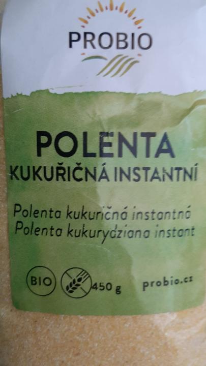 Fotografie - Bio Polenta kukuřičná instantní Probio