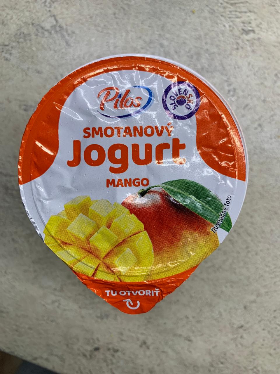 Fotografie - Smotanový jogurt Mango Pilos