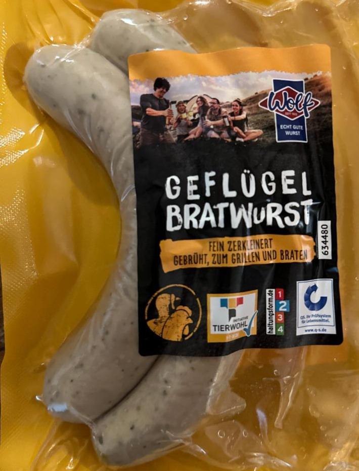 Fotografie - Geflügel Bratwurst Wolf