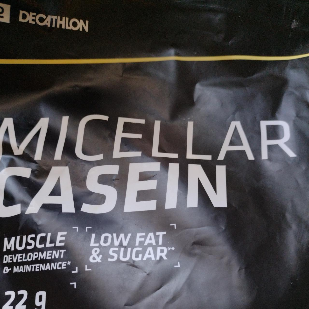 Fotografie - Micellar casein vanilka Decathlon