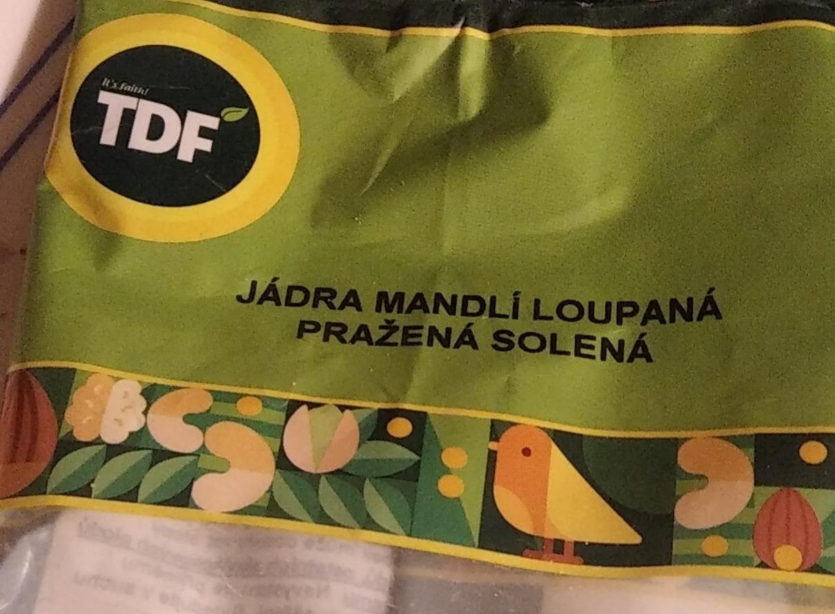 Fotografie - Jádra mandlí loupaná pražená solená TDF