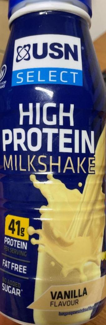 Fotografie - High protein milkshake vanilla flavour USN