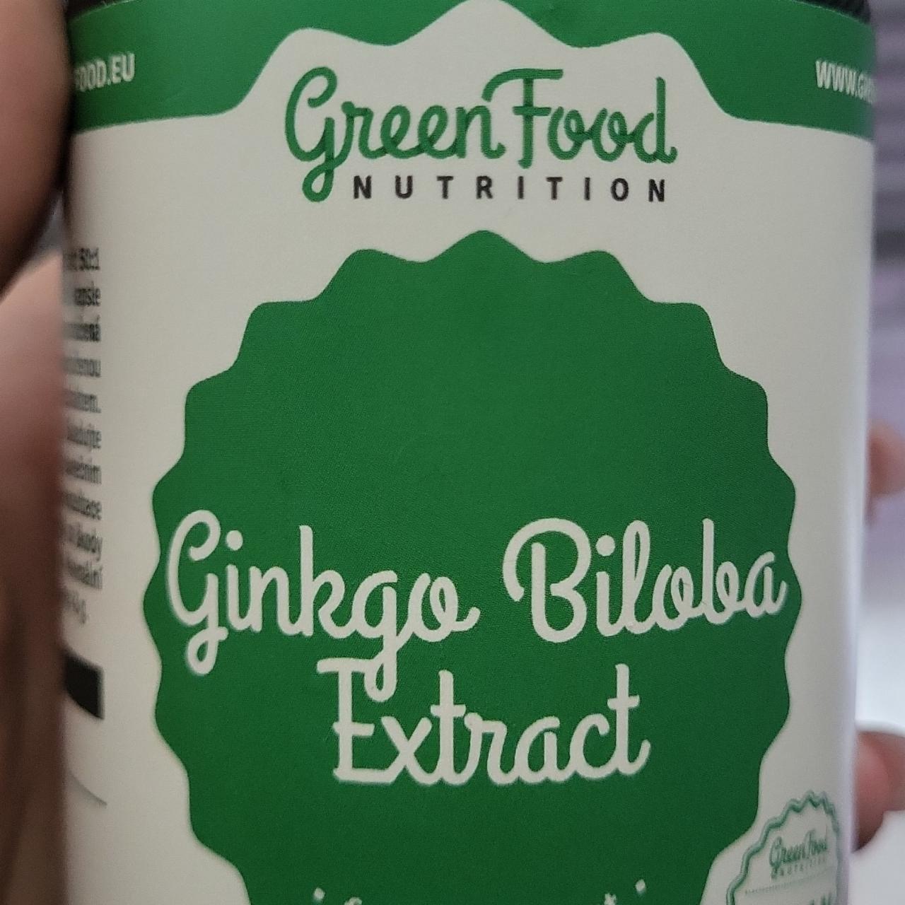 Fotografie - Ginkgo biloba extract GreenFood Nutrition