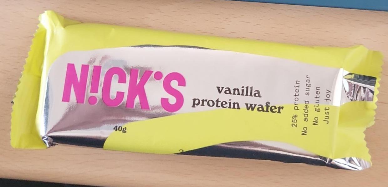 Fotografie - Vanilla Protein Wafer N!CK'S