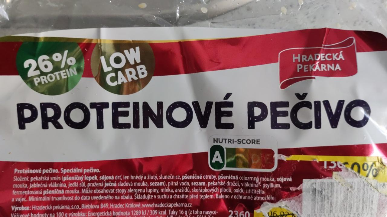 Fotografie - Proteinové pečivo 25% protein low carb Hradecká pekárna