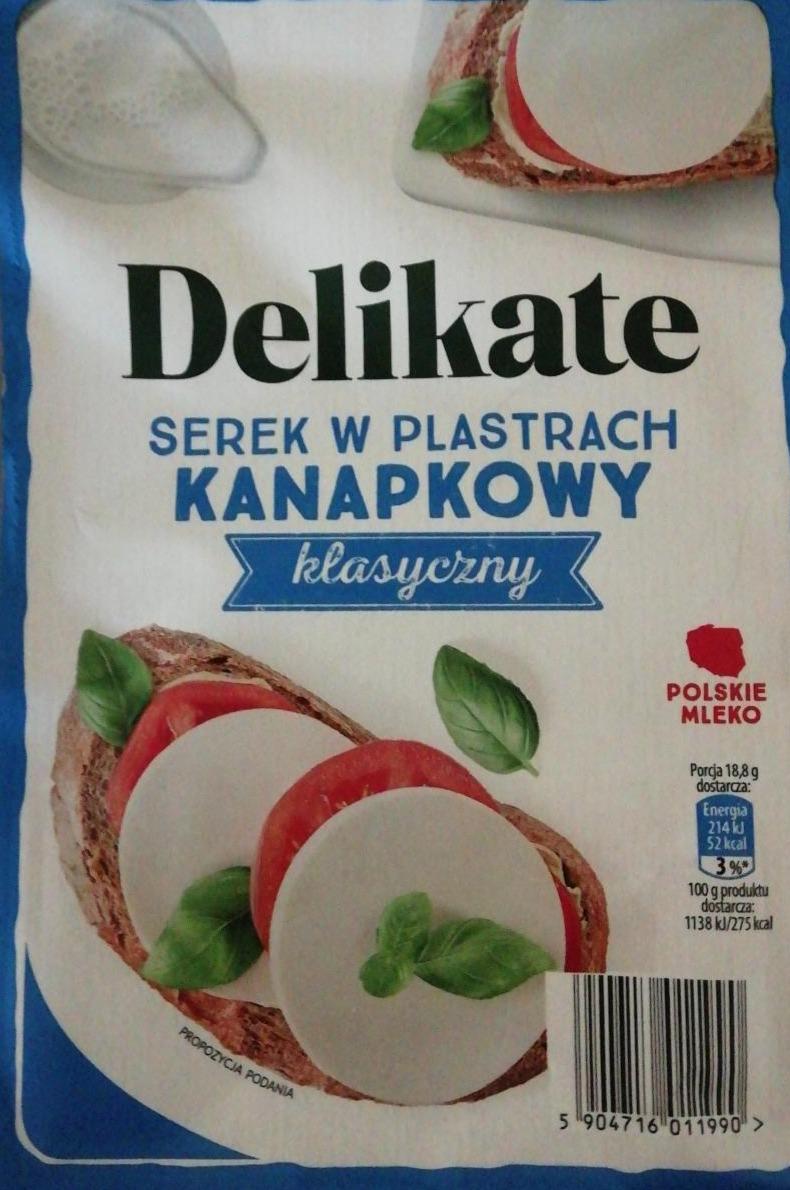 Fotografie - Serek w plastrach kanapkowy klasyczny Delikate