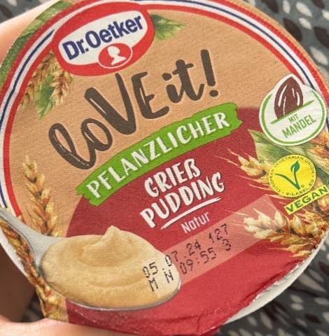 Fotografie - Dr Oetker love it! Greiß Pudding natur